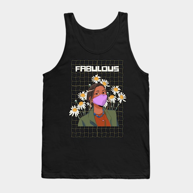 Fabulous aesthetic girl Tank Top by redsunflower